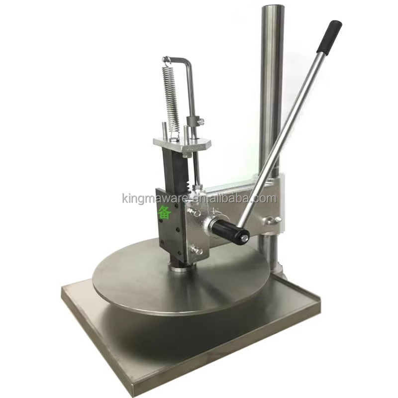 Commercial Hand Chapati Pizza Pie Dough Press machine/Manual Hand Pizza Dough Flattening Press