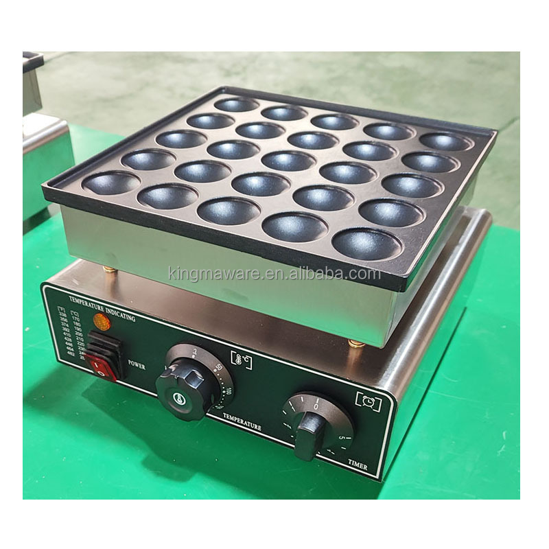 Snack Food Machines 25/50/100Holes Pancake Mini Waffle Maker Electric Non Stick Muffins Maker Machine