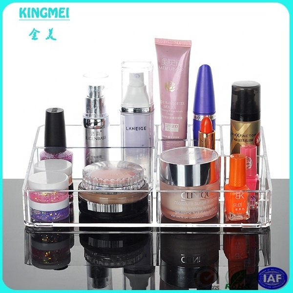 Makeup organize Acrylic Large Capacity Desk Case with Drawers for Cosmetics Lipsticks Jewelry Makeup Brush Storage Clear Makeup