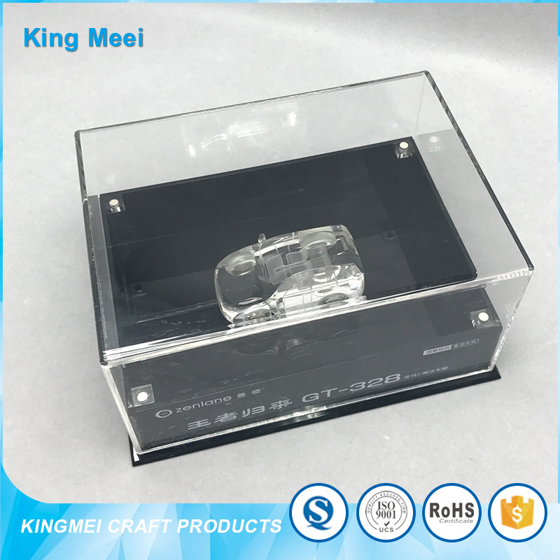 clear acrylic shoecase box for model car acrylic display case Dustproof Showcase for Action Figures or Trophy Collections