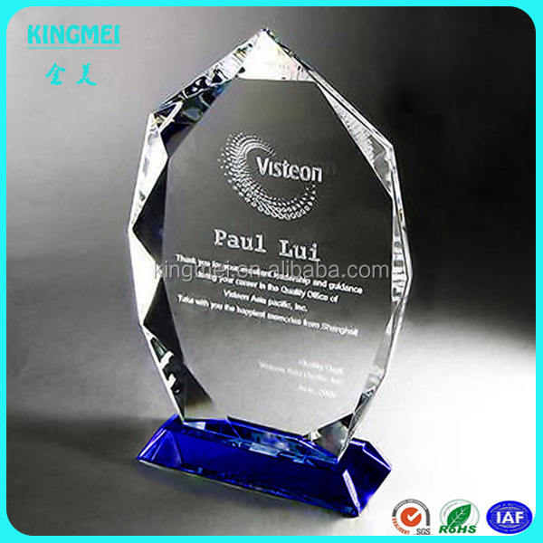 Colorful Polished Acrylic Award,Personality Printing Acrylic Crystal Trophies  OEM Medallion Blank Acrylic Medal Trophy