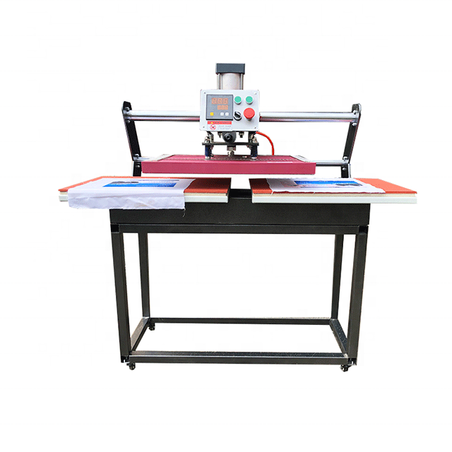 Automatic Pneumatic Double Station Heat Press Machine Large Format T-shirt Heat Transfer Sublimation Machine