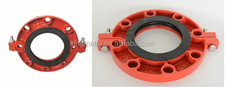 24 Inch FM/US Standard Ductile Cast Iron Fitting Grooved  Flange