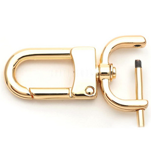 Replacement D-Rings Swivel Snap Hooks Push Gate Clip Lobster Claw Clasp DIY Leather Craft Purse