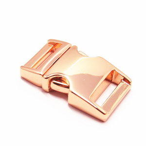 High Quality Zinc Alloy 16mm Custom Logo Adjustable Side Quick Release Buckles for Dog Collars