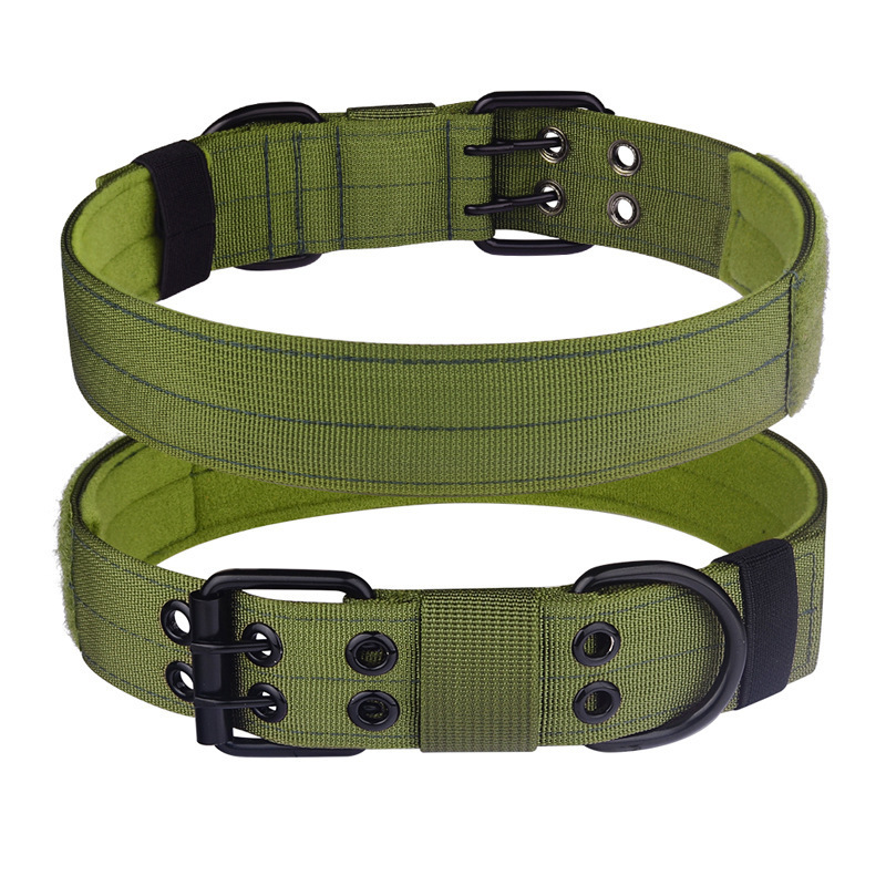 Pet Suppliers Custom Nylon Camo Dog Collar Medium Large Camouflage Heavy Duty Tactical Dog Collar