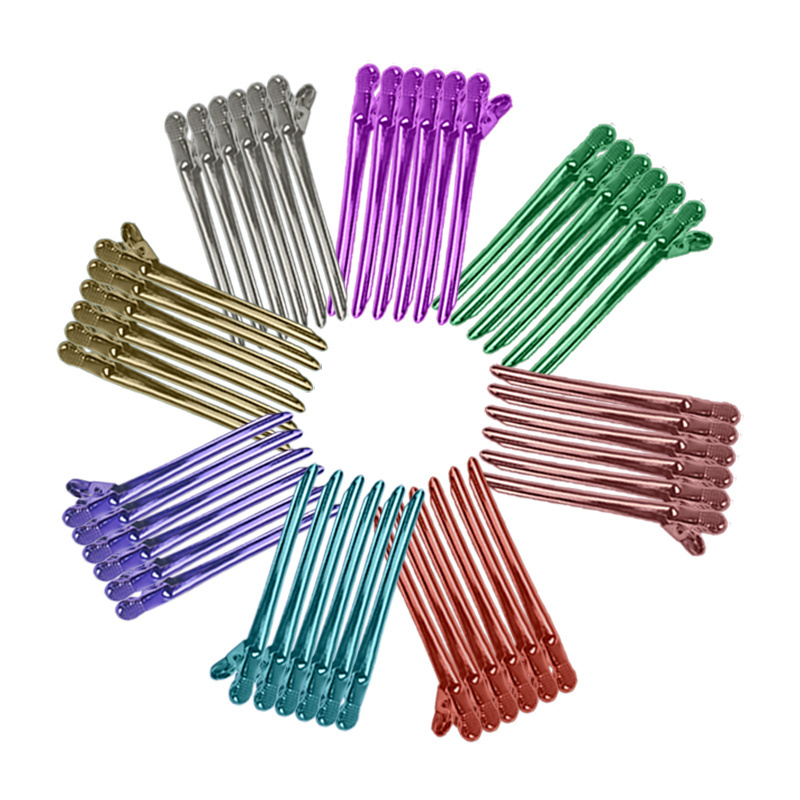 Steel Clips Dividing Duck Bill Clips Clamp Hair Styling Clips Hairpin Metal Hairdressing Sectioning For Salon Styling Tools