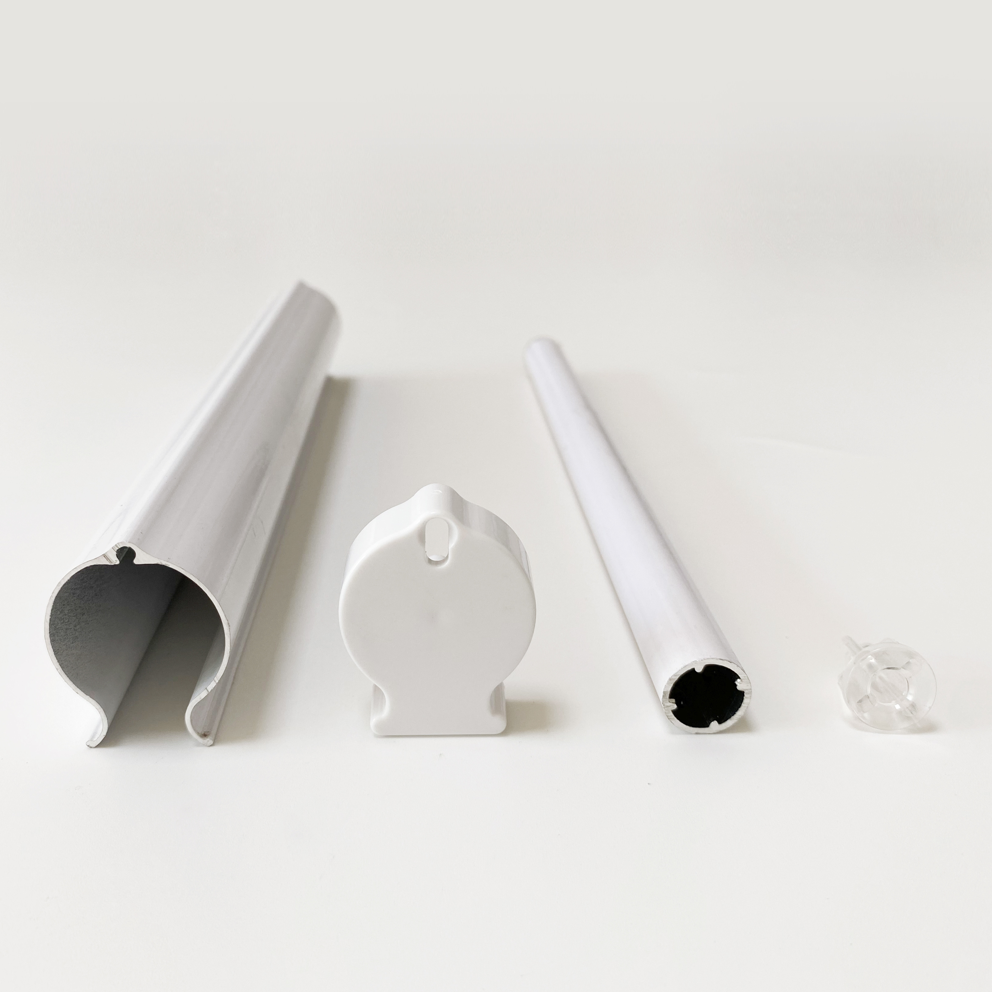 Best Price Any Length Aluminium roll up blinds mechanism Accessory bottom rail roller blind