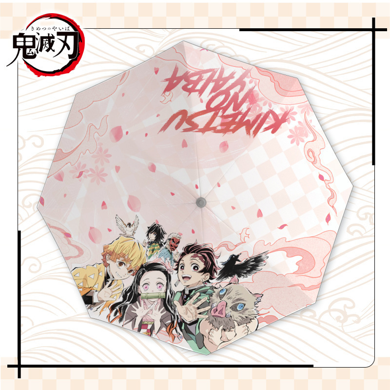 umbrella Japan Random various anime style Kimetsu no Yaiba Cheap disposal windproof waterproof stick umbrellas