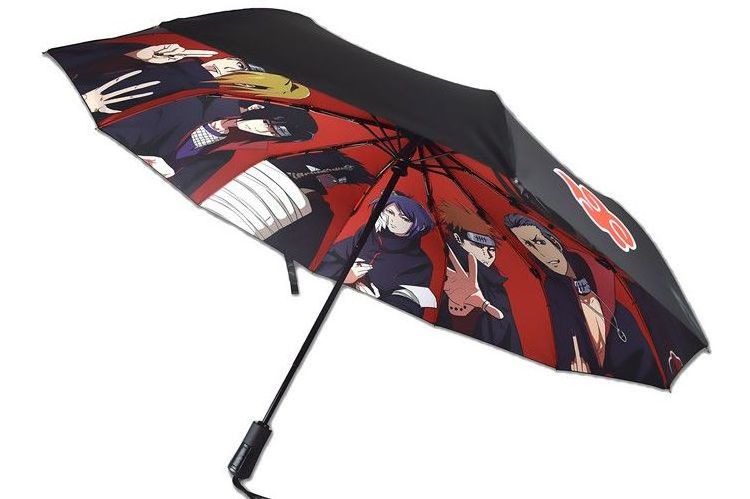 umbrella automatic anime Narutoes outdoor ninja windproof waterproof stick umbrellas