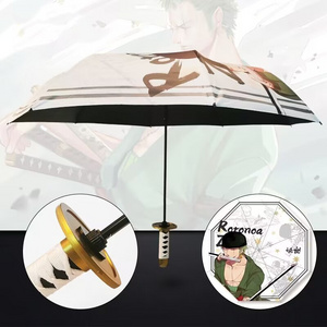 one piece zoro knife handle umbrellas outdoor knife handle Kimetsu no Yaiba  stick knife umbrel