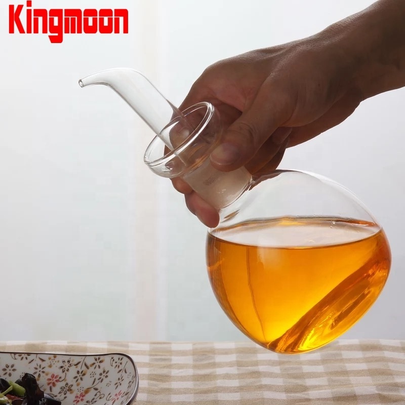 6.8oz / 200ml 300ml 500ml Hot sale kitchen glass oil dispenser / Olive Oil Dispenser Bottle / Oil Cruet