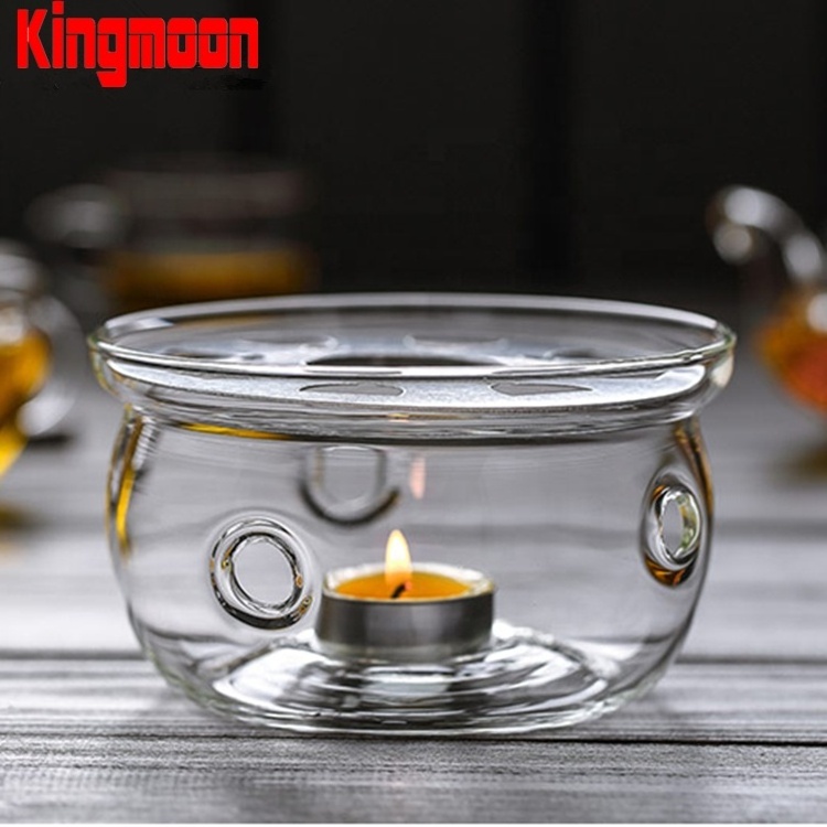 High Heat Resistant Borosilicate glass tea warmer / glass teapot warmer /glass warmer