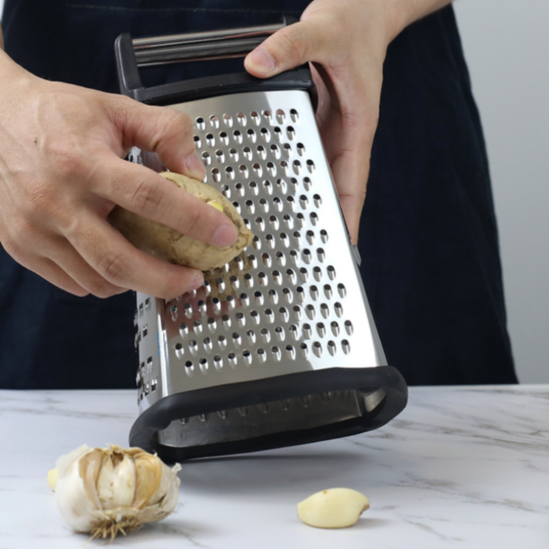 Multipurpose Stainless Steel Manual Vegetable Grater for Vegetables Kitchen 4 In 1 Multi Functional Vegetable Cutter