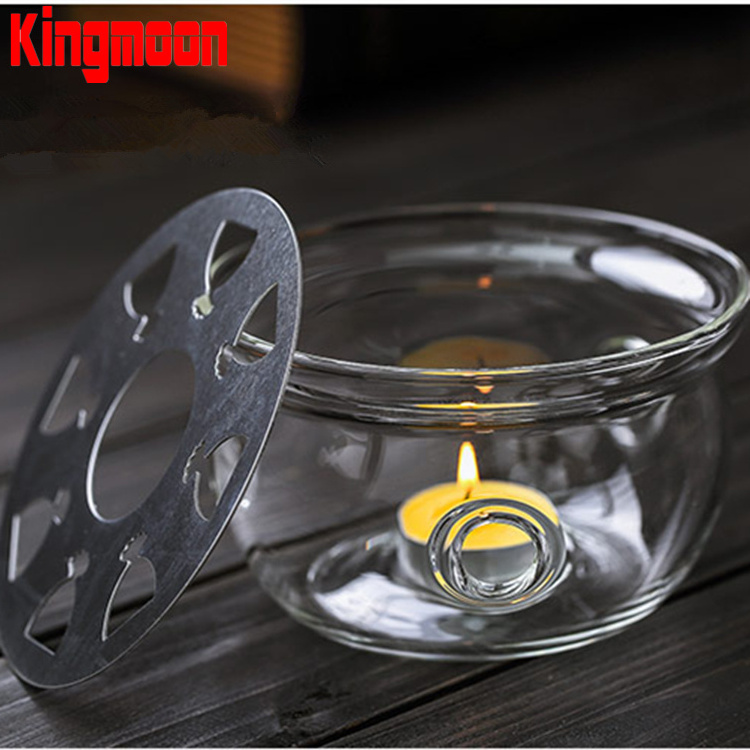 High Heat Resistant Borosilicate glass tea warmer / glass teapot warmer /glass warmer