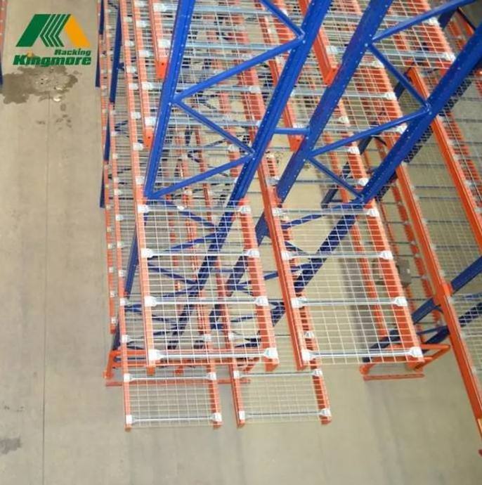 Warehouse pallet rack system heavy duty steel mezzanine racking with galvanized flooring