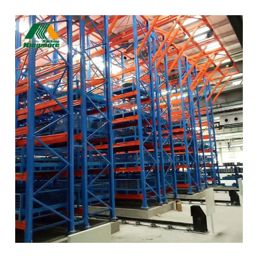 Automatic retrieval system warehouse shelving Q235B steel storage pallet racking system for industrial