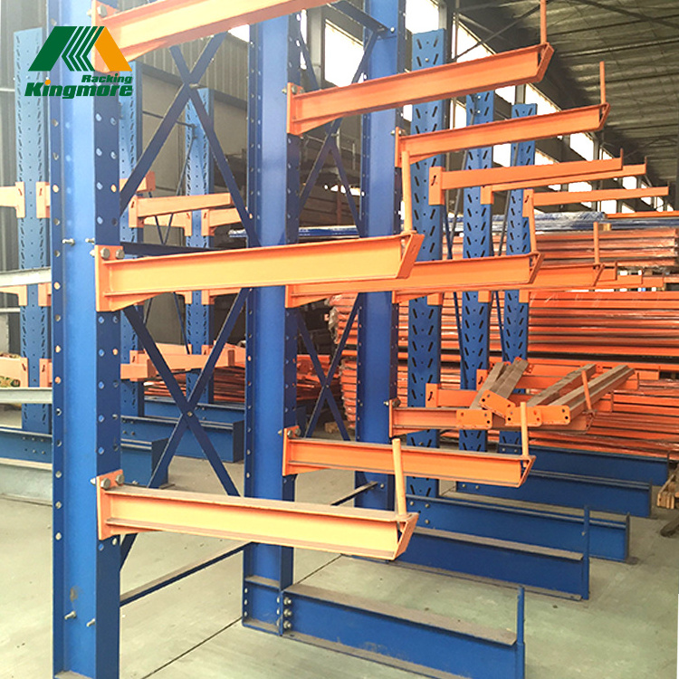 Lumber storage cantilever rack raw material storage rack