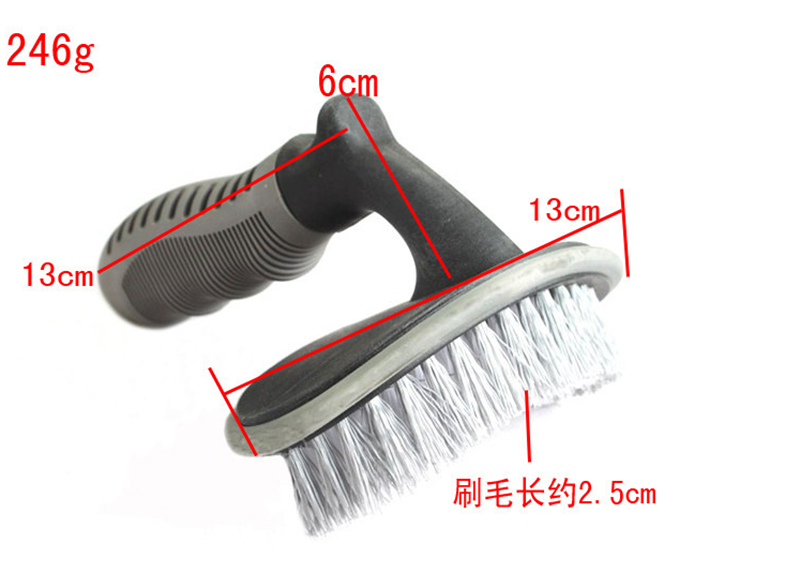 Wholesale Car Wheel Cleaning Brush Single Soft Handle Anti-freeze Tire Car Brush