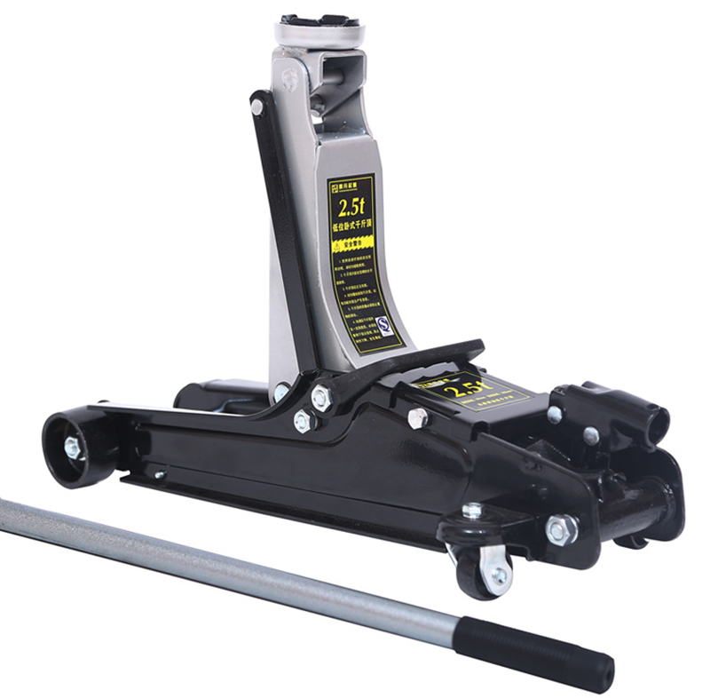 Grey Low Profile Car Floor Jack - 2 Ton Capacity