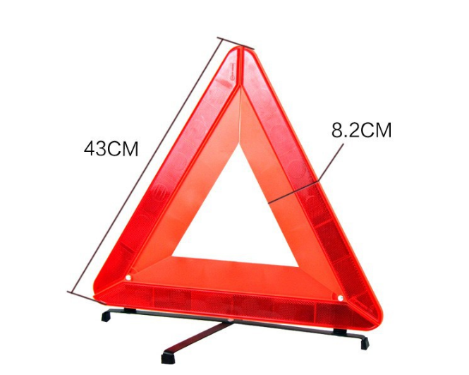 Road Safety Sign Reflective Red emergency car warning triangle/Triple Warning Triangle Emergency Warning Triangle Reflector