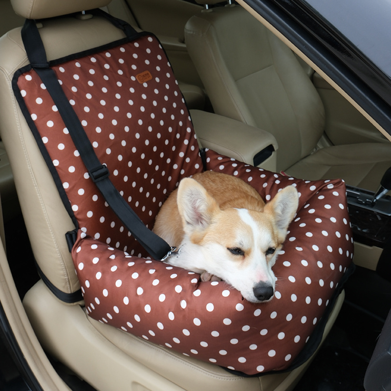 Pet Cat Dogs Front Dog Baby Car Pet Seat Cover dog car seat bed waterproof detachable