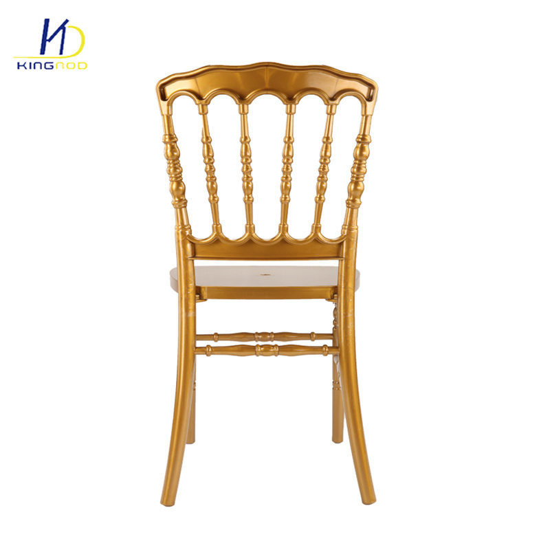 High Quality Cheap Stackable Gold Crown Royal Napoleon Hotel Banquet Use Catering chair