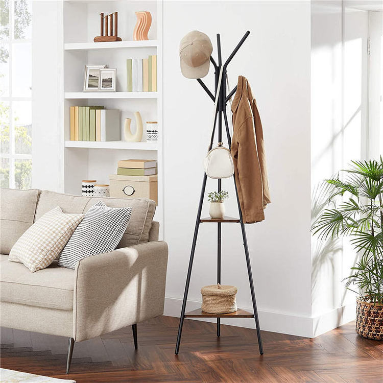 Factory Price Modern Coat Rack Metal Clothing Hanging Stand Home Shelf ST-902