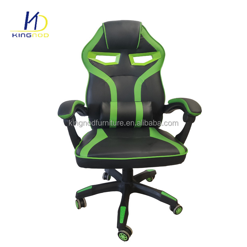 Wholesale Headrest New Design Gaming Chair With Pc Man Big Tall Chair Gaming Cheap Executive Stylish Green Gaming Chair