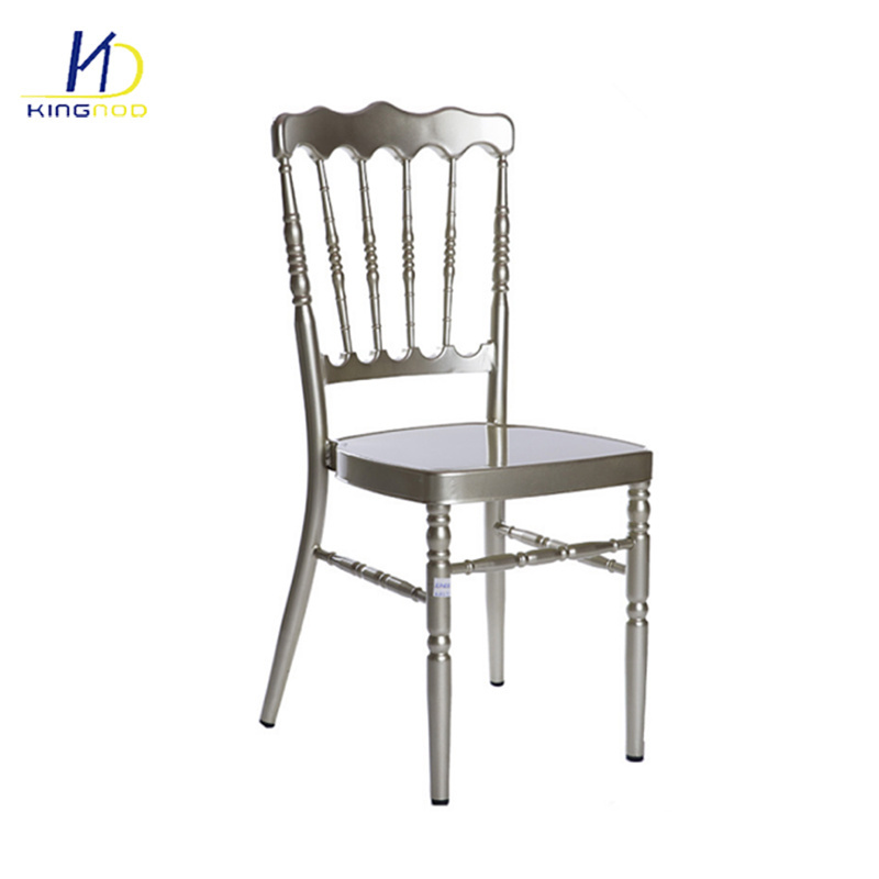 High Quality Cheap Stackable Gold Crown Royal Napoleon Hotel Banquet Use Catering chair