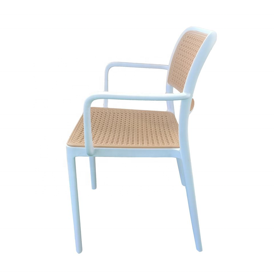 Chaise En Plastique China Luxury Modern Design Dining Chair New Custom Dining Table Set 2 Chairs Indoor Dining Chair With Arm