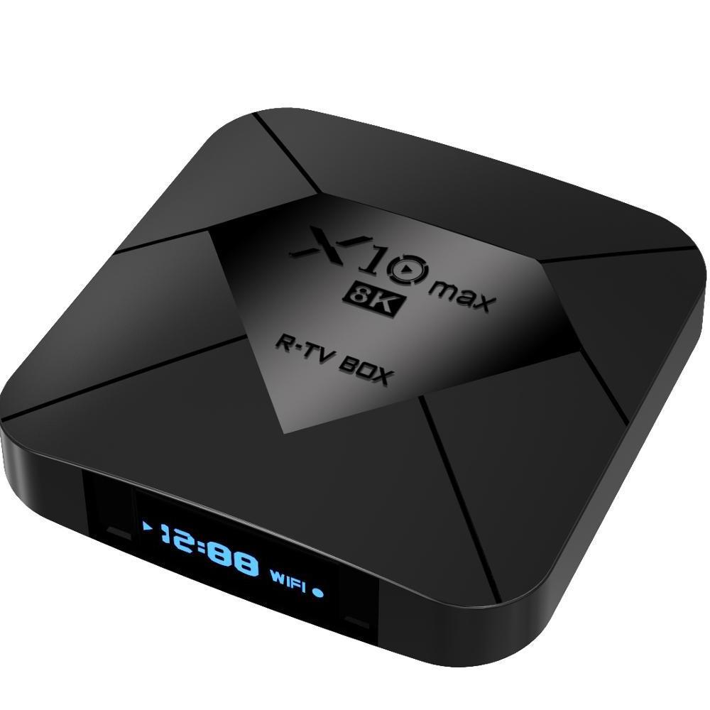 2020 cheapest dual wifi android tv box S905X3 X10 MAX 4gb 32gb android 9.0 TV set top box X10MAX