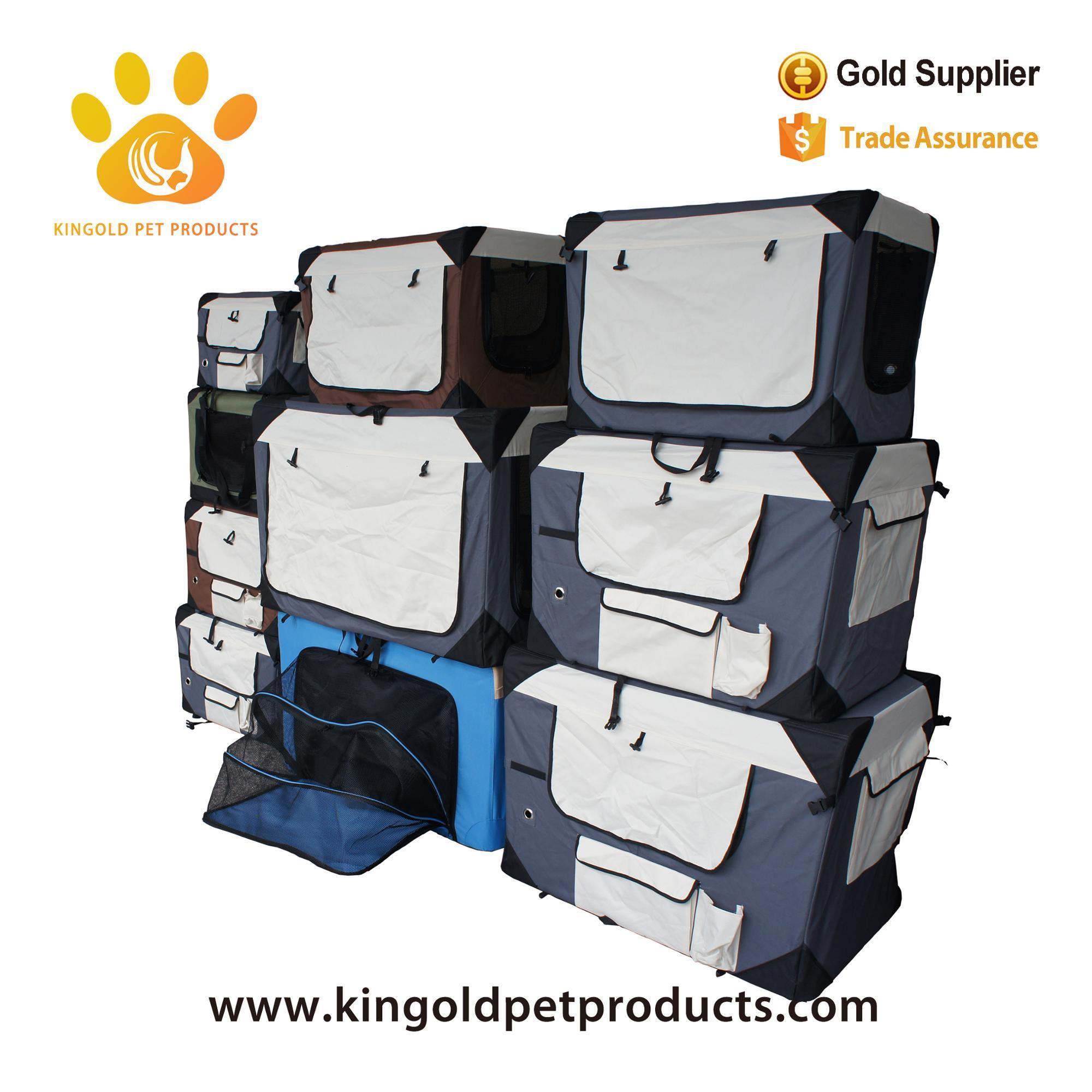 Custom Soft Sided Small Medium Cats Dogs Puppies fashion Durable airline Compliant travel luxury Pet Soft Crate