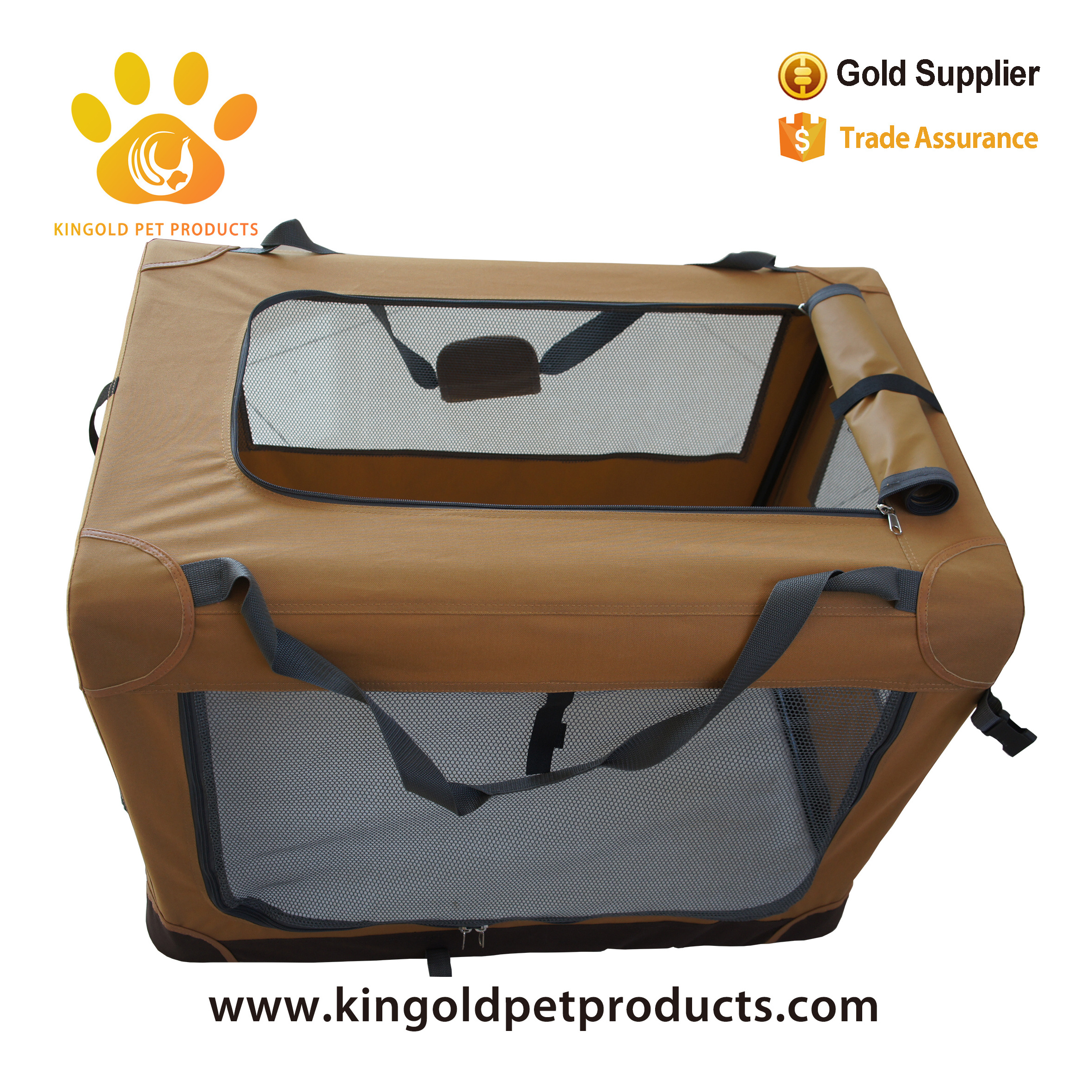 Hot New Products Luxury Pet Dogs Travel Car Soft Transport Box Foldable pet dog soft crate