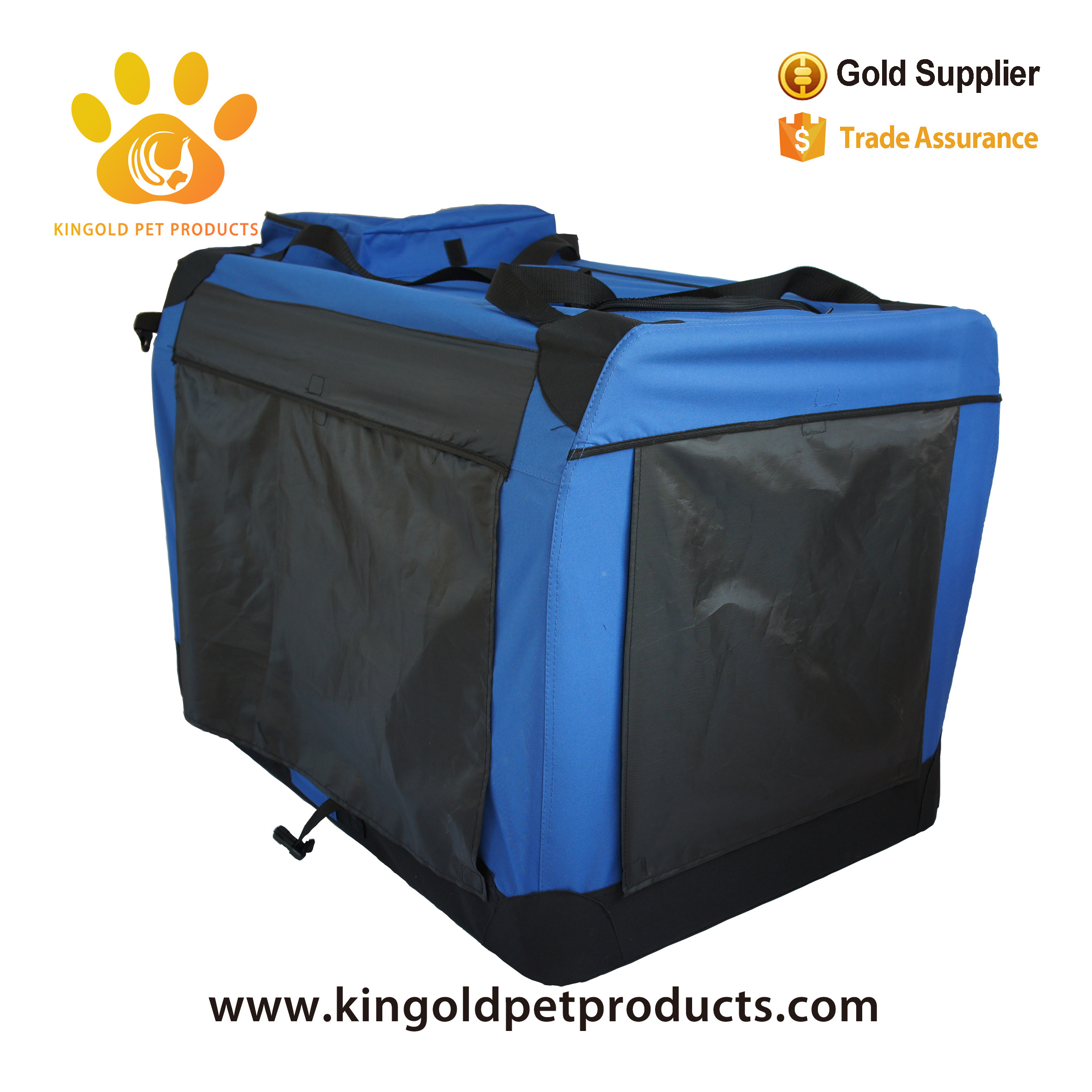 Wholesale Dog Crate Soft Travel Pet Kennel Bag Suitable Dogs Cats Portable Folding Soft Dog Travel Crate