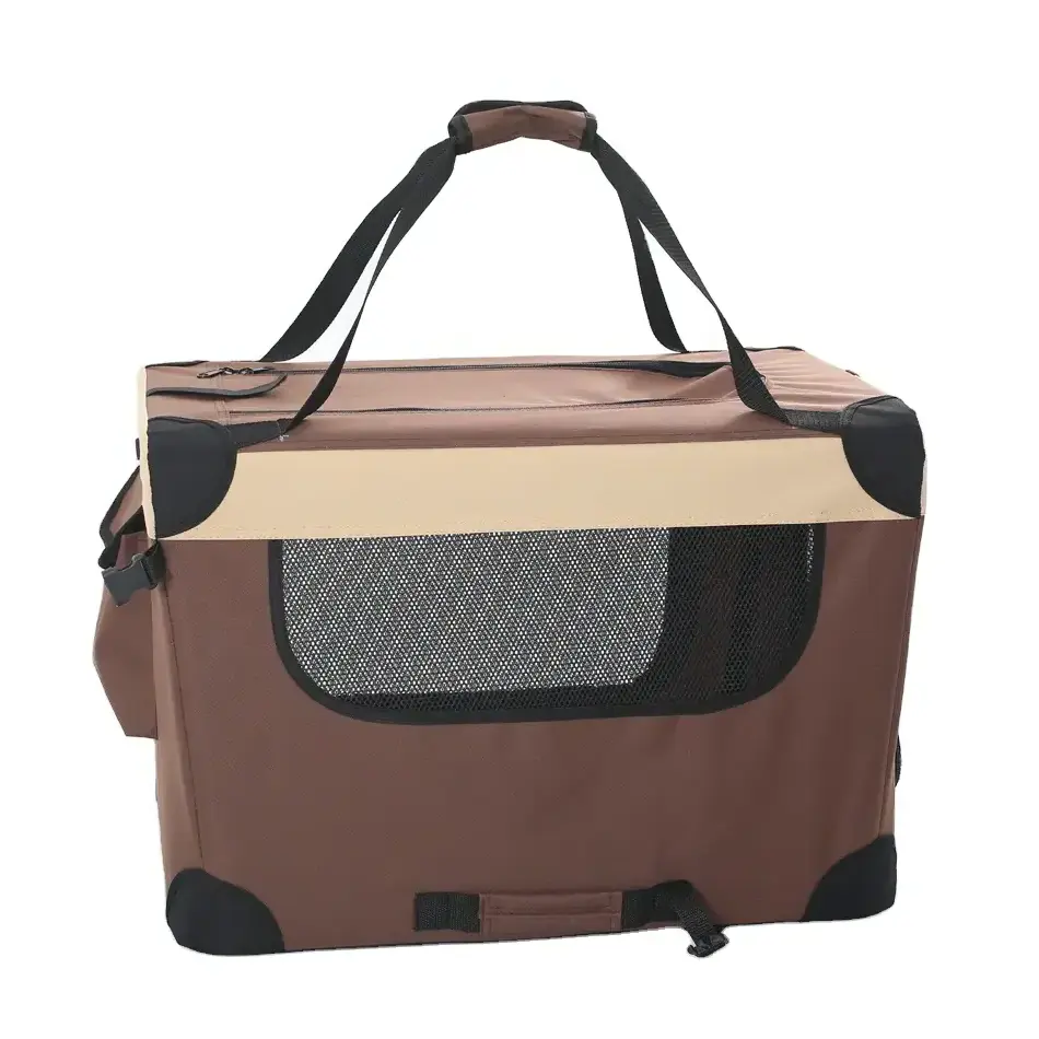 Pet Dog Cats Airline Approved Soft-Sided Pet Travel Carrier Portable Kennel Pet Soft Crate