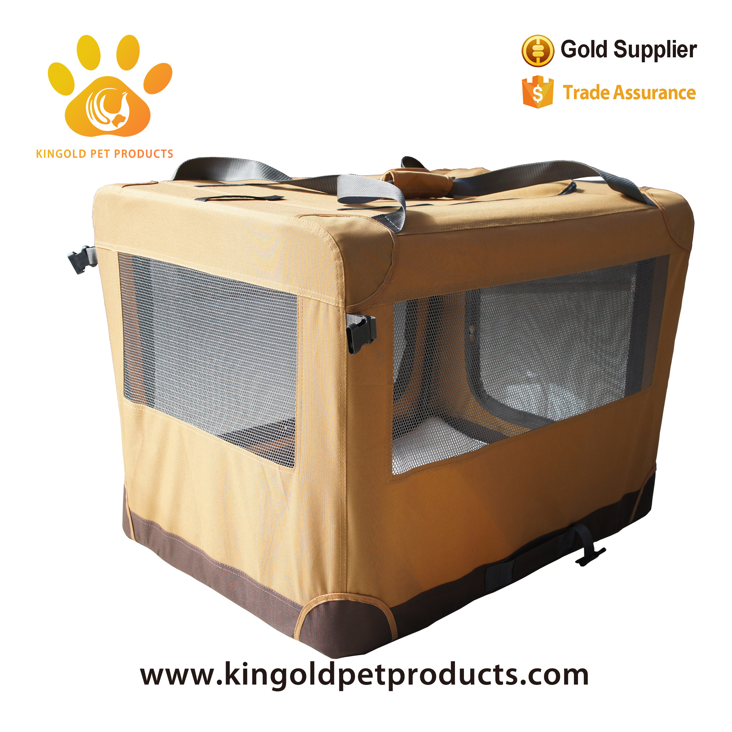 Hot New Products Luxury Pet Dogs Travel Car Soft Transport Box Foldable pet dog soft crate