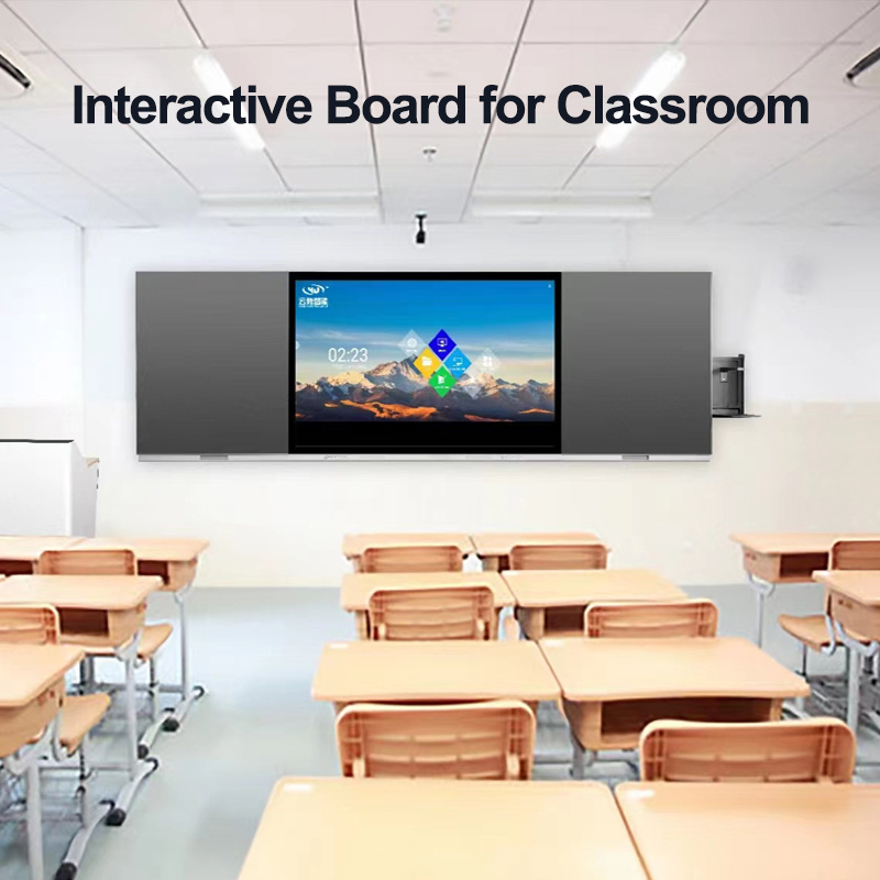 Kingone Digital Whiteboard 4K Display 65 75 86 inch Interactive Flat Panel Multi Touch Screen smart board