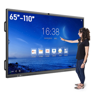 KINGONE 65/75/85/98/110 inch LCD Display Smart Board Prices Digital Whiteboard Educational Equipment Interactive White Board