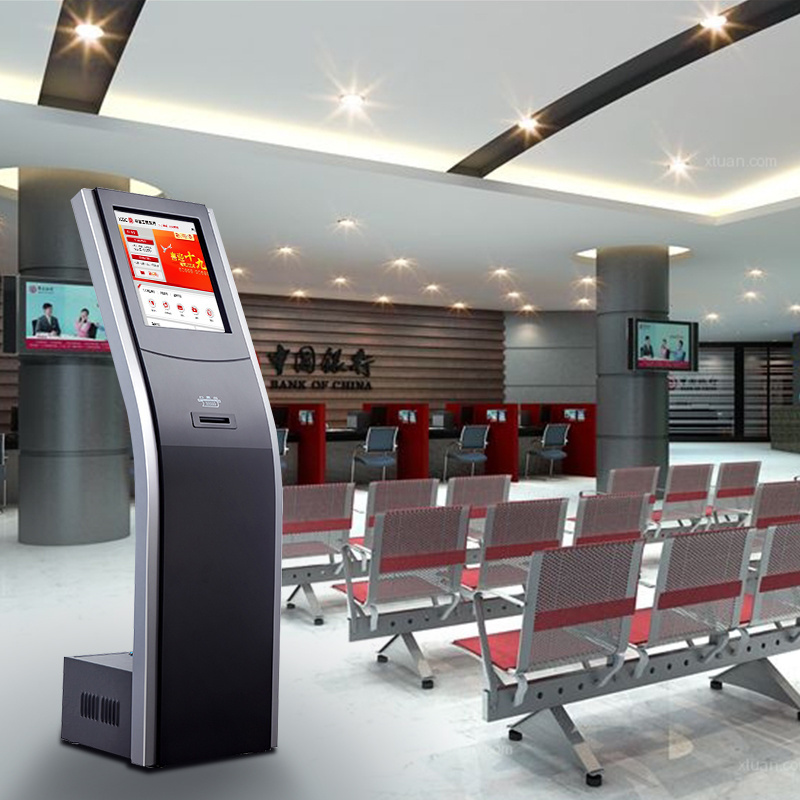 Number calling management dispenser kiosk queue service system