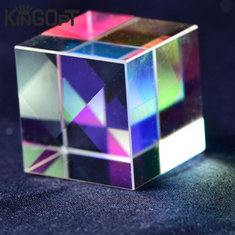 Kingopt Cross Dichroic Prism RGB Combiner or Splitter X-cube prism