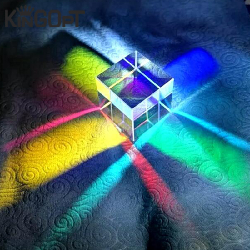 Kingopt Cross Dichroic Prism RGB Combiner or Splitter X-cube prism