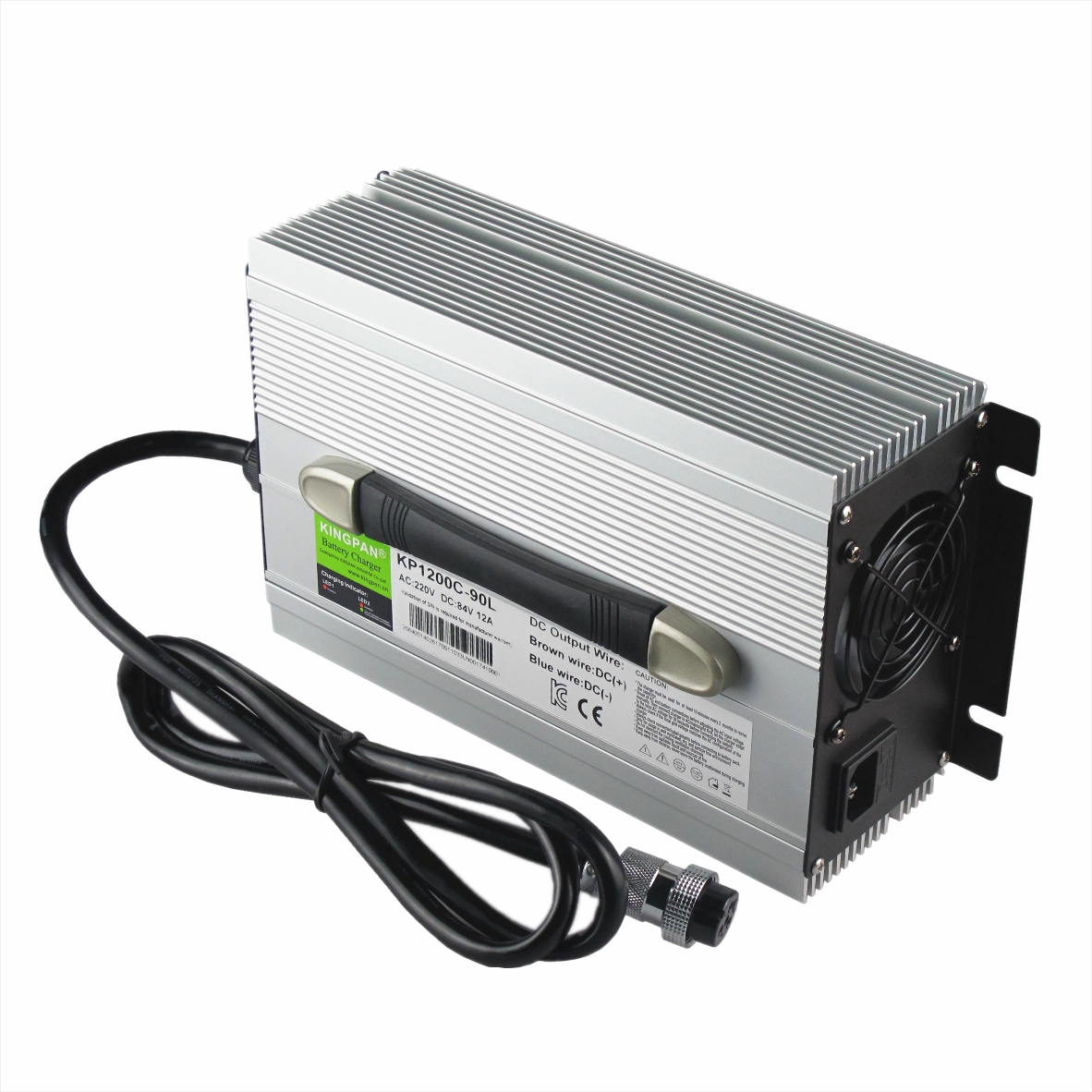 Kingpan 1200W 48V 30A 60V 25A 72V 20A automatic li-ion lead acid battery charger for electric forklift