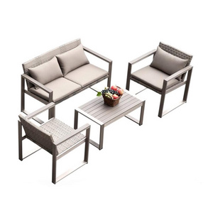 7 Pieces Rattan outdoor sofa grey rattan wicker sectional garden sofas outdoor garden patio furniture morden furniture outdoor