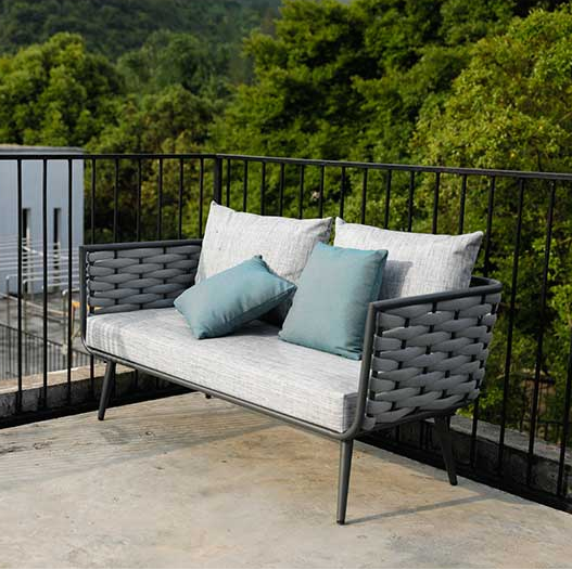 Factory Direct sale wicker garden outdoor sofa sets with aluminum sofa Cushion aluminium frame rattan furniture