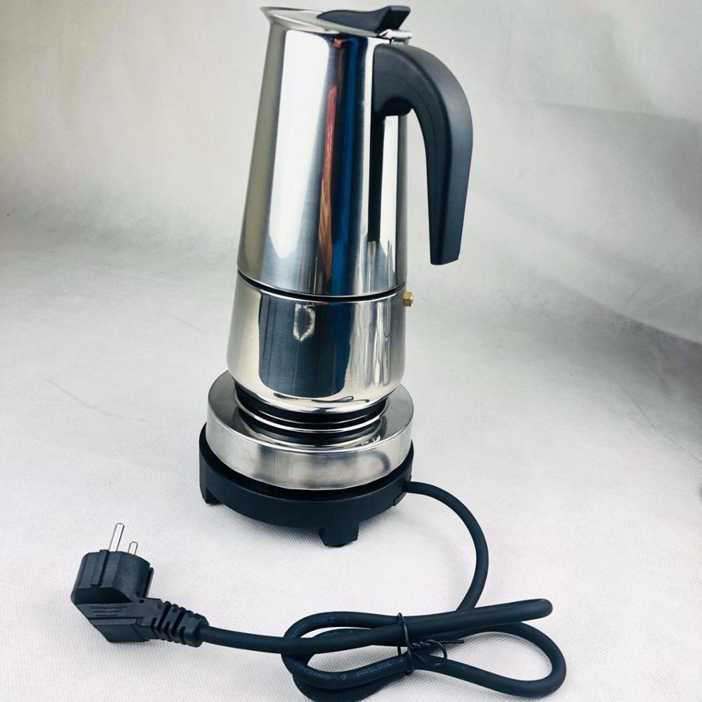 Hot Selling Electric Coffee Percolator Stainless Steel Coffee Maker Percolator Electric Pot 10 Cups Stainless Steel Percolator