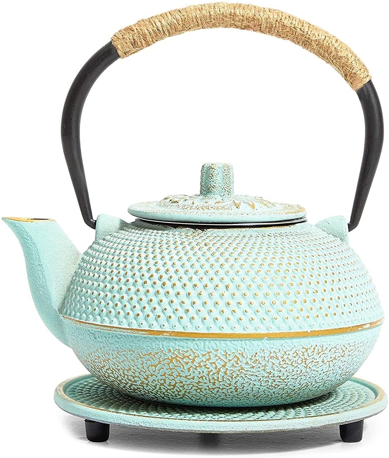 Hot Sale Japanese Cast Iron Teapot With Stainless Steel Infuser For Loose Leaf Tea Teabags Stovetop Safe Cast Iron Tea Kettle