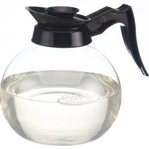 Hot Selling borosilicate glass coffee pot Replacement Glass Carafe 12 Cup Glass Coffee Pot Decanter Carafe