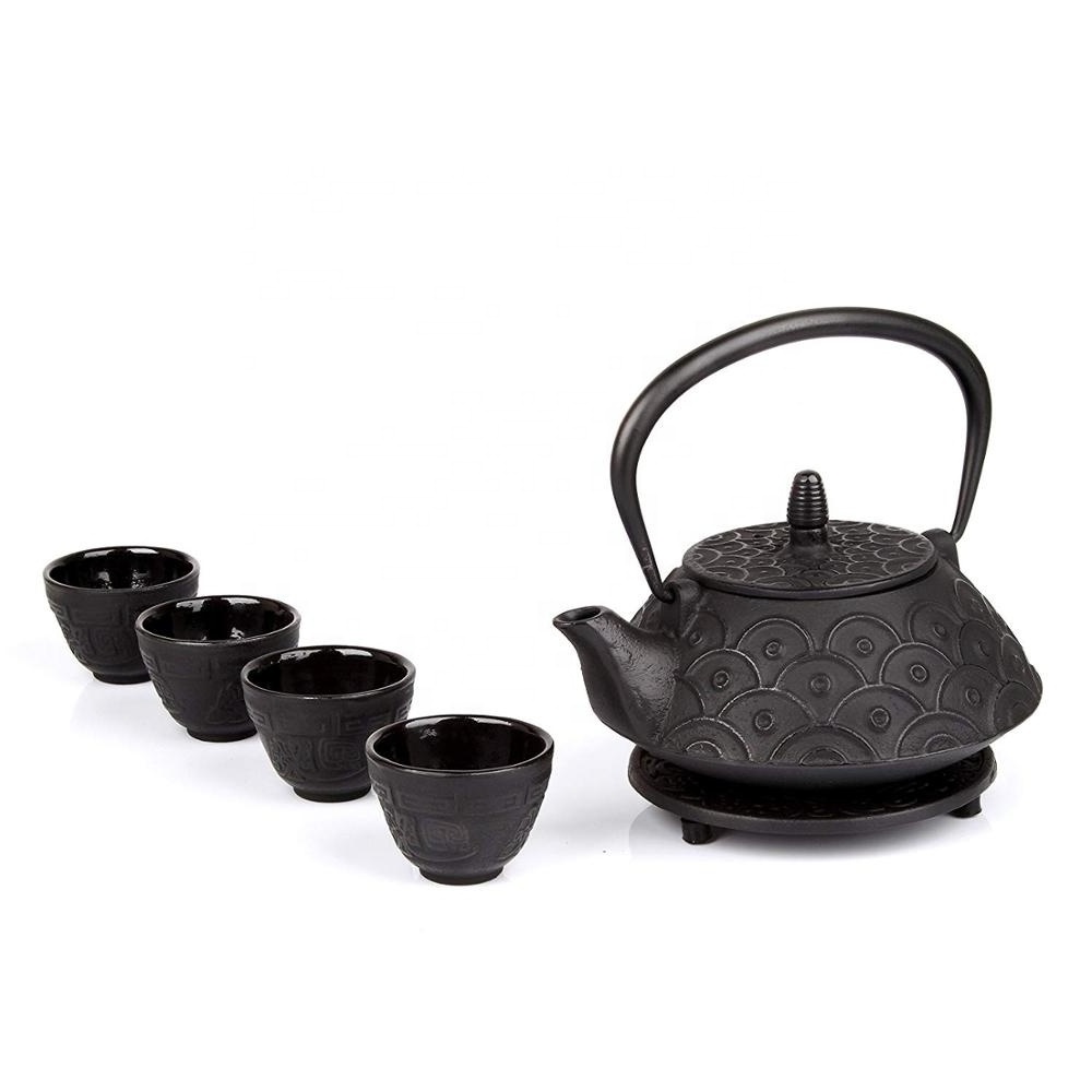 Hot Selling Workshop Japanese Tea Kettle Cast Iron Teapot with Stainless Steel Infuser