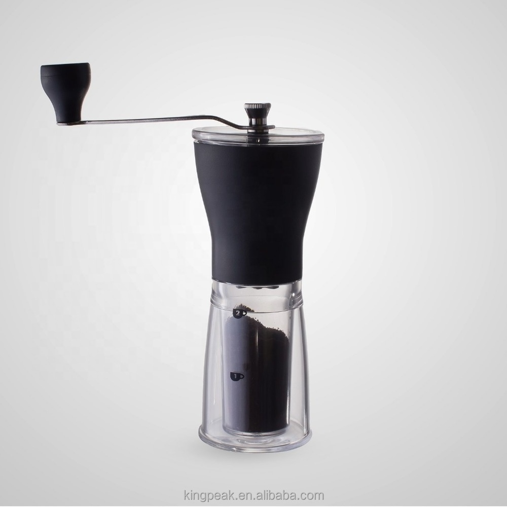 Hot Sale Manual Coffee Grinder with Ceramic Burrs Hand Coffee Mill with Adjustable Coarsenes Portable Coffee Mill Grinder